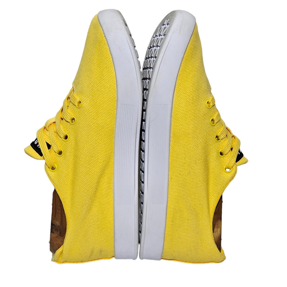 NOBULL Women’s Size 6 Canvas Trainer Sneaker Yellow Lifting Gym - Picture 5 of 13